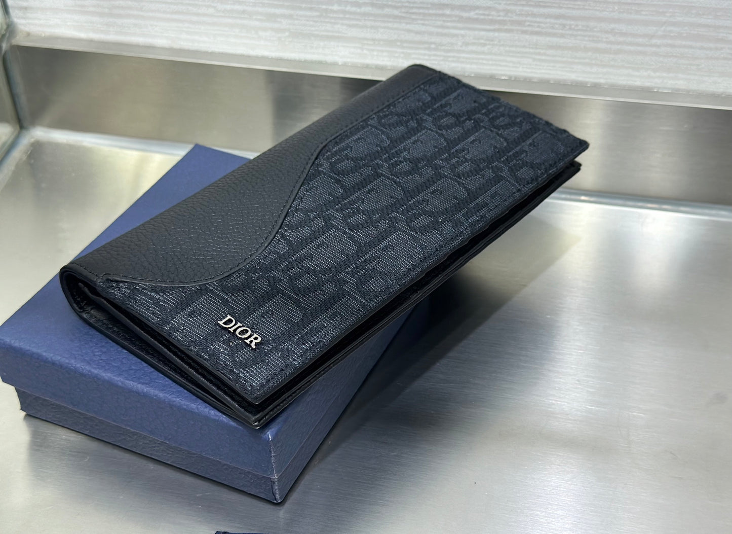 DIOR Saddle Oblique Long Wallet