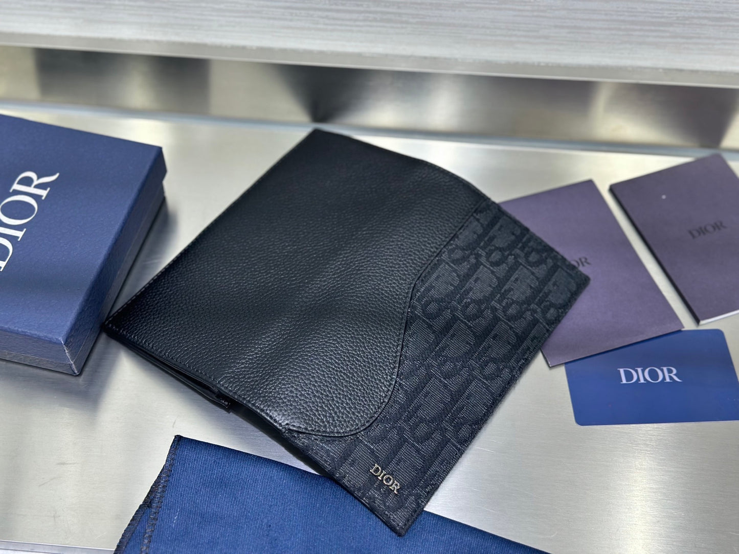 DIOR Saddle Oblique Long Wallet