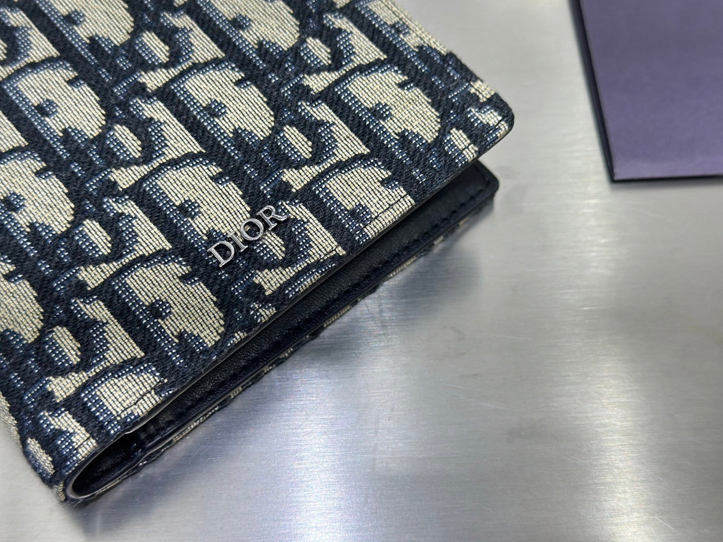 DIOR Logo folding wallet