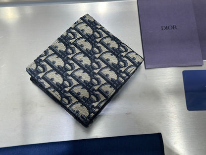 DIOR Logo folding wallet