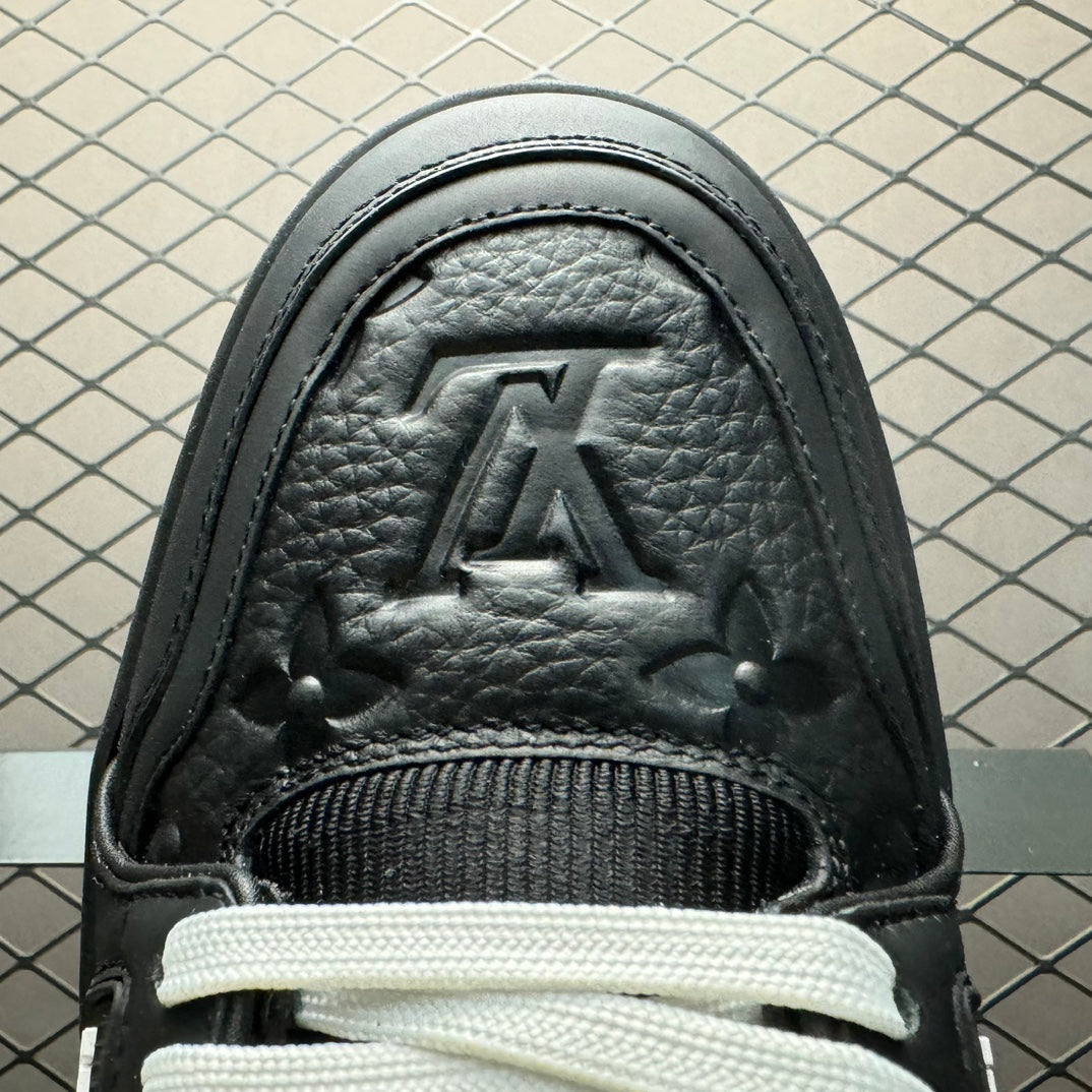 Louis Vuitton LV Trainer Monogram Men's Black and White Shoes