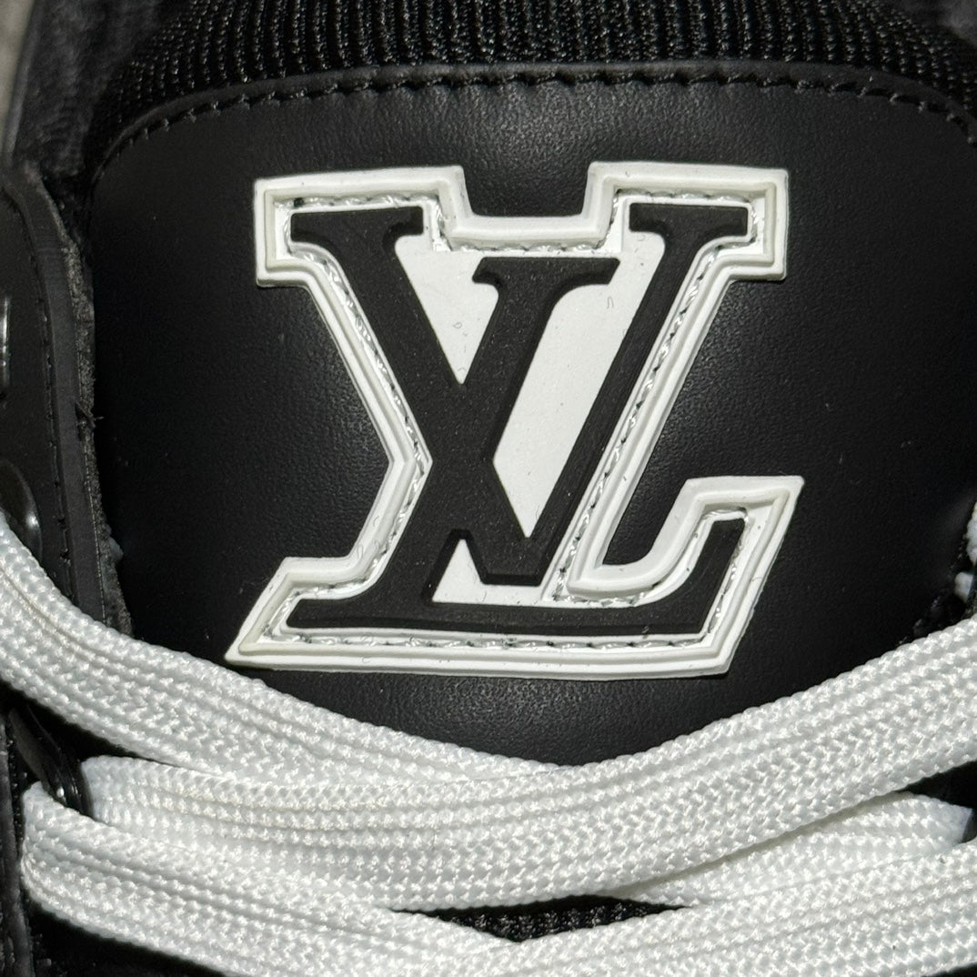 Louis Vuitton LV Trainer Monogram Men's Black and White Shoes