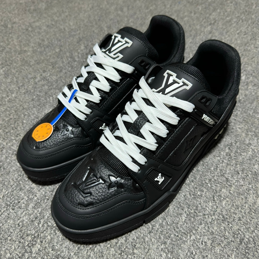 Louis Vuitton LV Trainer Monogram Men's Black and White Shoes