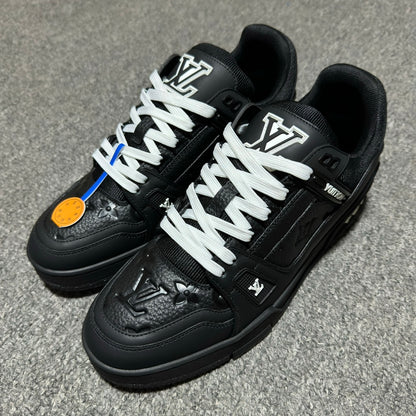Louis Vuitton LV Trainer Monogram Men's Black and White Shoes