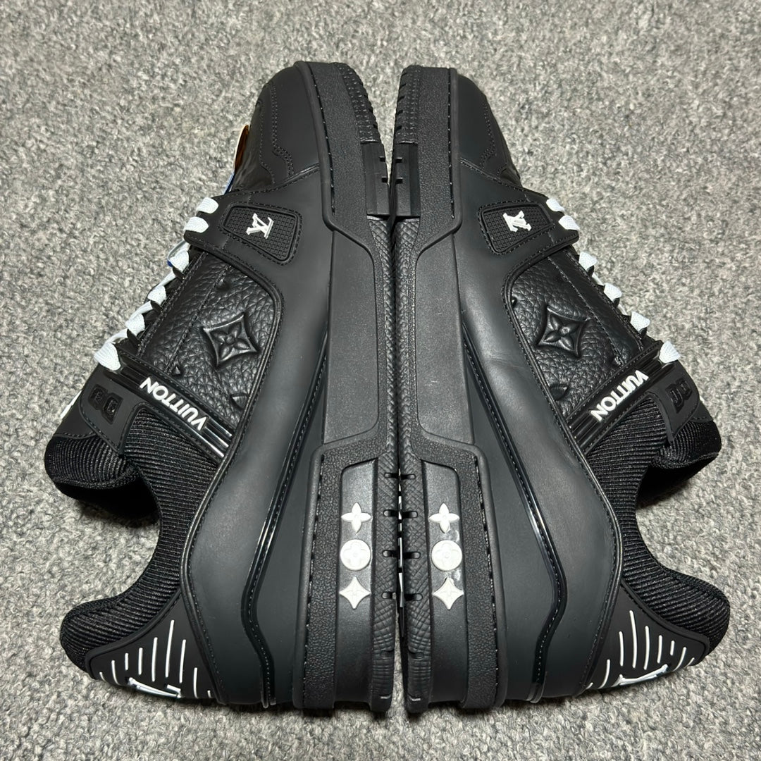 Louis Vuitton LV Trainer Monogram Men's Black and White Shoes