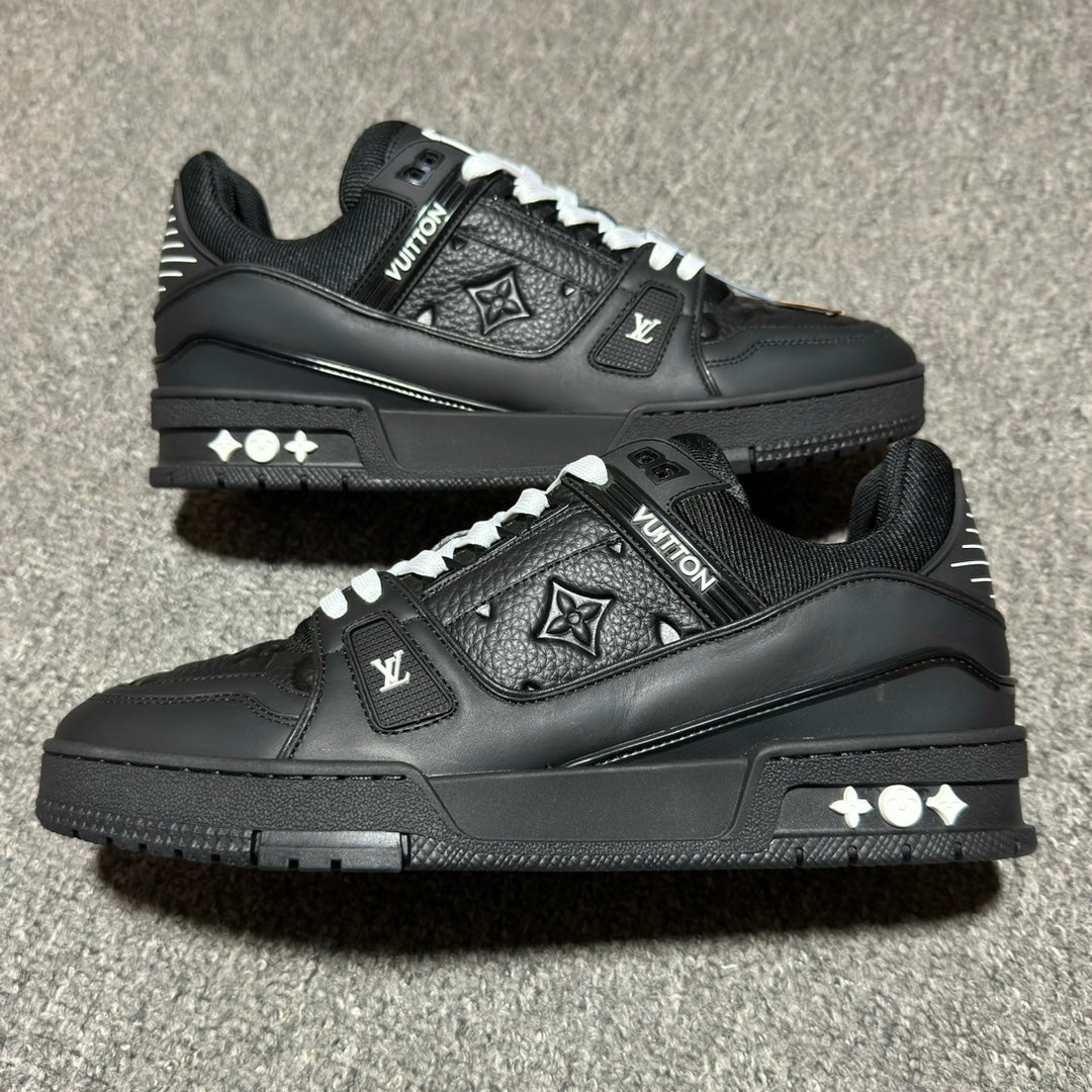 Louis Vuitton LV Trainer Monogram Men's Black and White Shoes