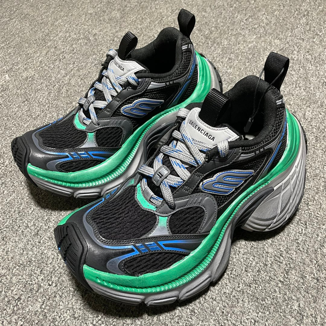 BALENCIAGA 10XL Sneaker "Black/Grey/Blue/Green"