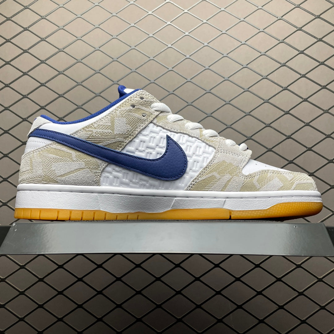 Rayssa Leal × Nike SB Dunk Low PRM "Pure Platinum and Vivid Purple"