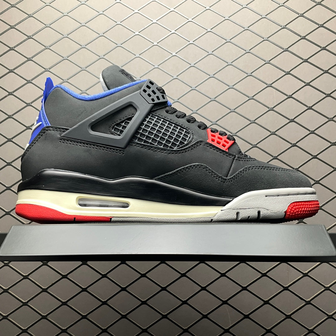 Nike Air Jordan 4 Retro "Black/Fire Red/Deep Royal"