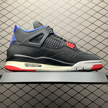 Nike Air Jordan 4 Retro "Black/Fire Red/Deep Royal"