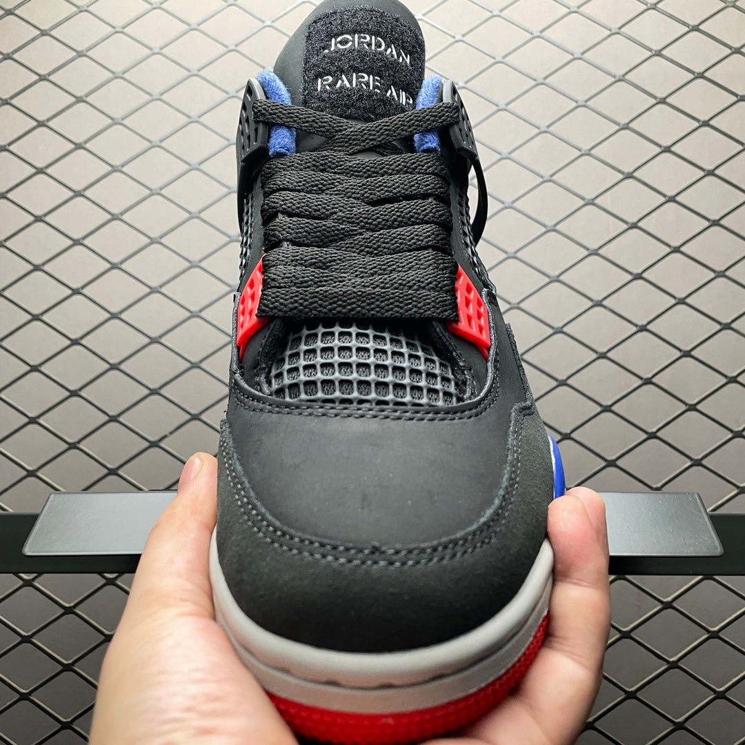 Nike Air Jordan 4 Retro "Black/Fire Red/Deep Royal"