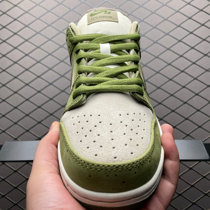 堀米 雄斗(Yuto Horigome) × Nike SB Dunk Low Pro "Asparagus"