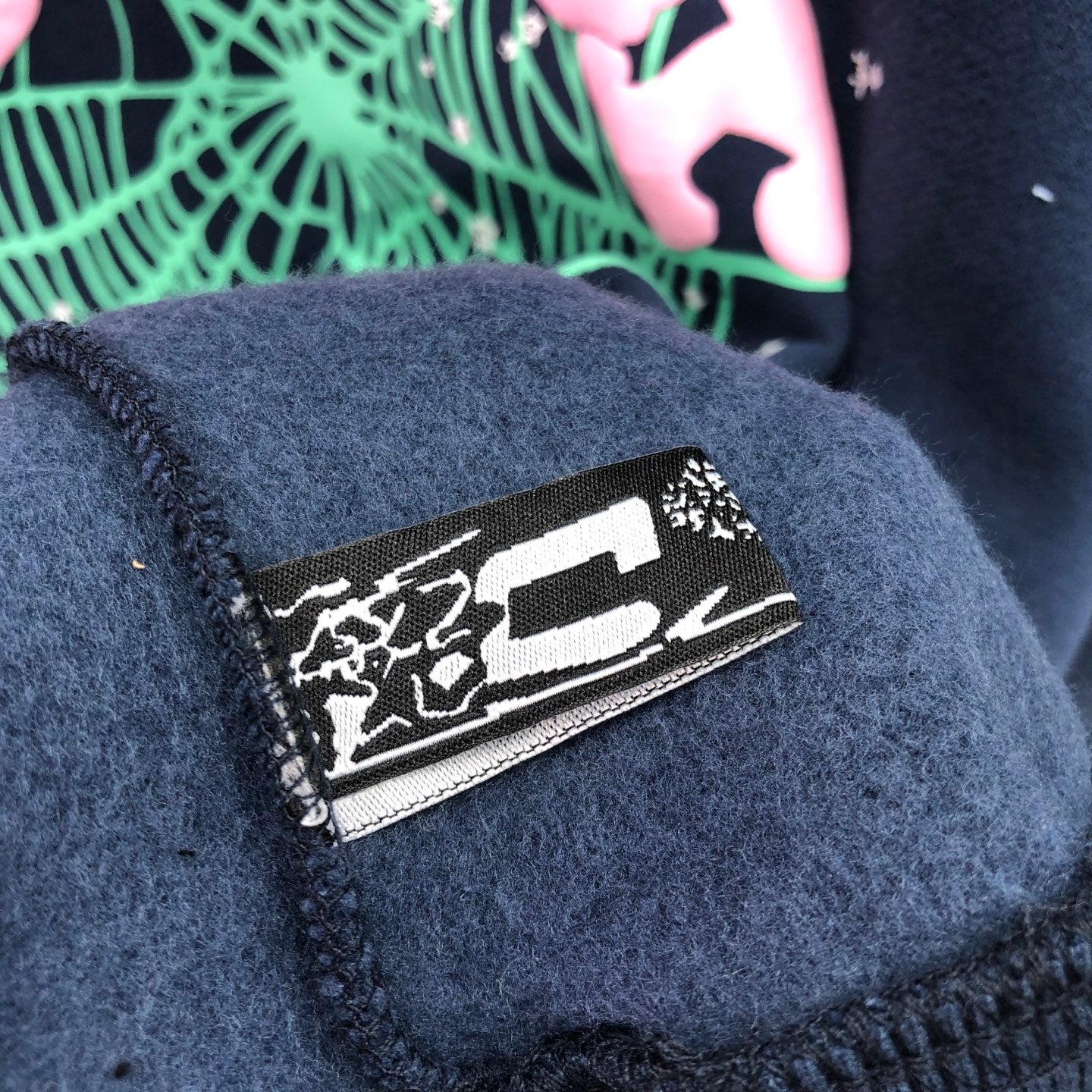 Sp5der OG Web Hoodie Navy