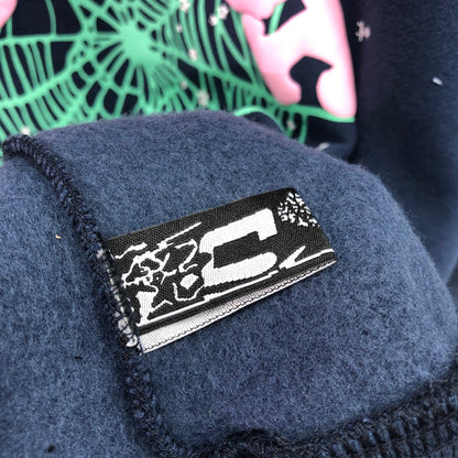 Sp5der OG Web Hoodie Navy