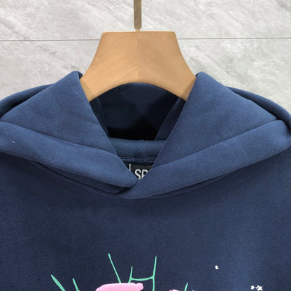 Sp5der OG Web Hoodie Navy