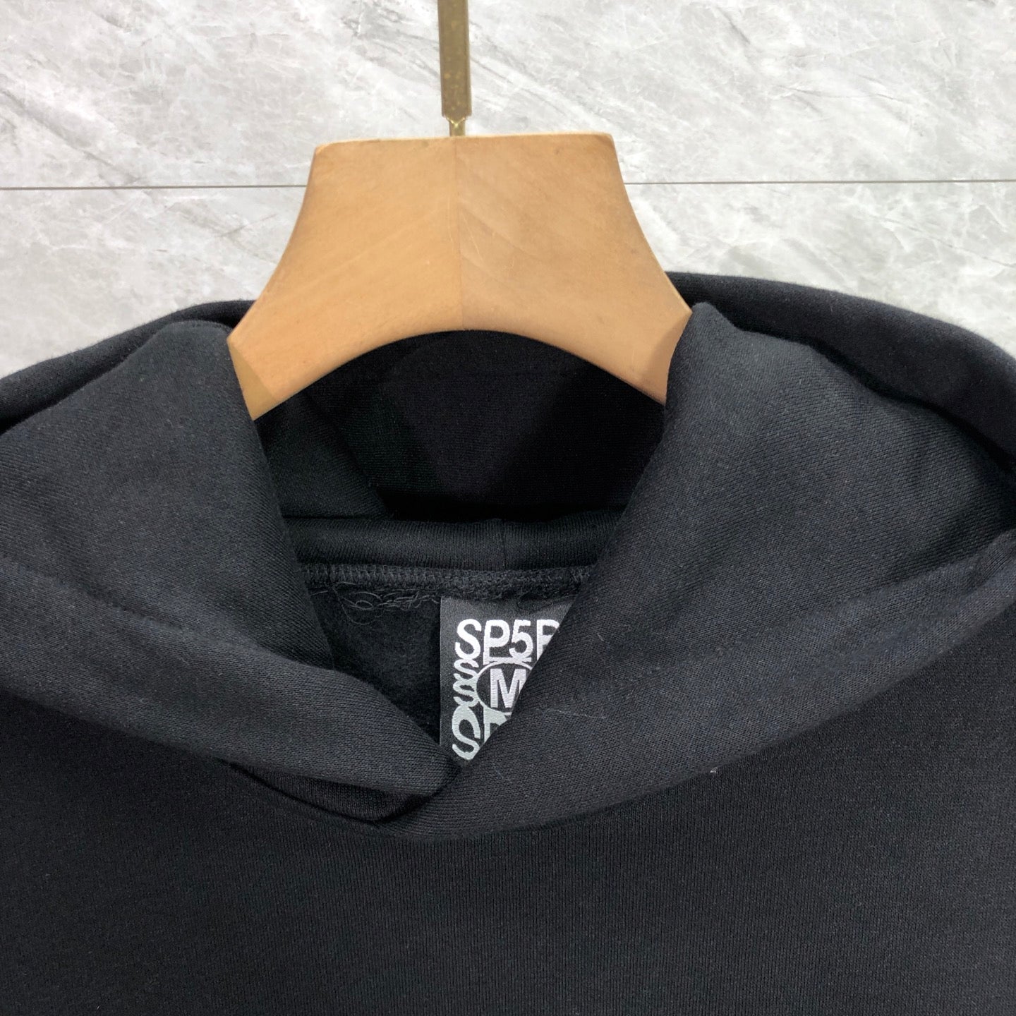 SP5DER Phantom Web Hoodie Black