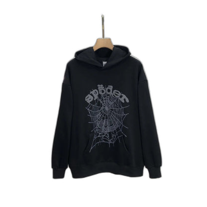 SP5DER Phantom Web Hoodie Black