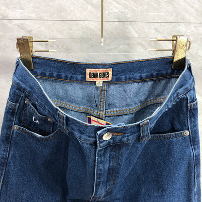 Corteiz Embossed C-Star Denim Work Pant Blue