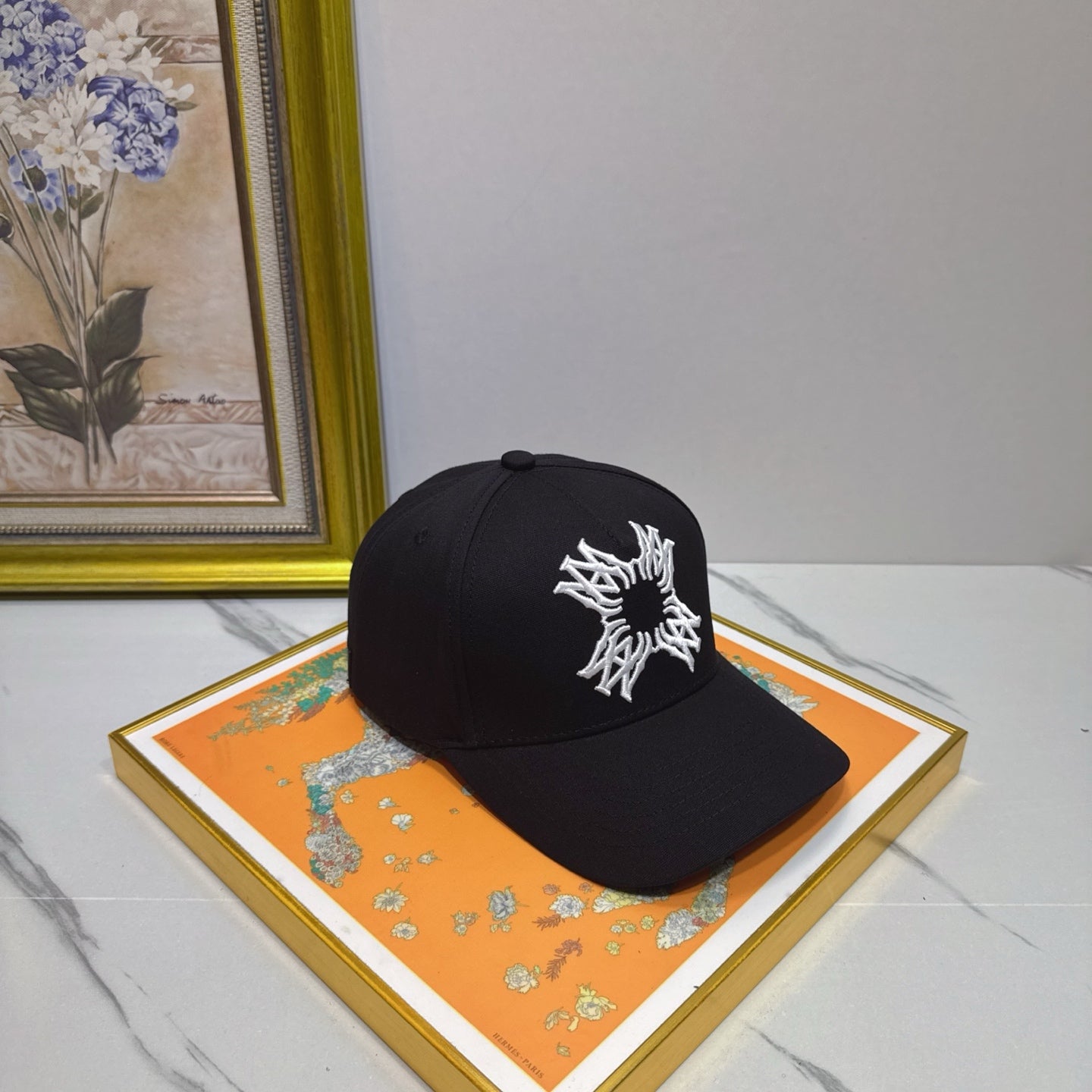 AMIRI MA Quad Logo Canvas Hat