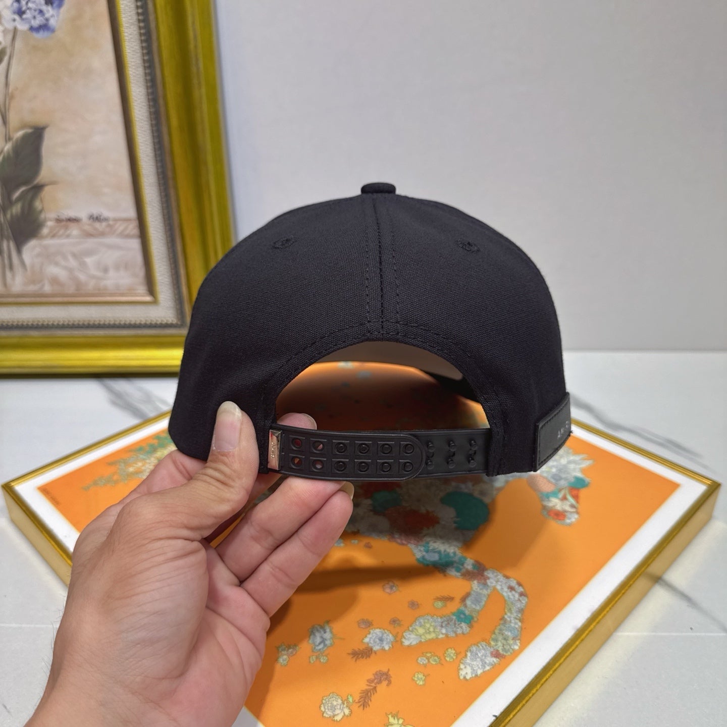 AMIRI MA Quad Logo Canvas Hat