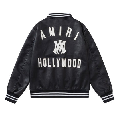 Amiri Ma Hollywood button-up bomber jacket