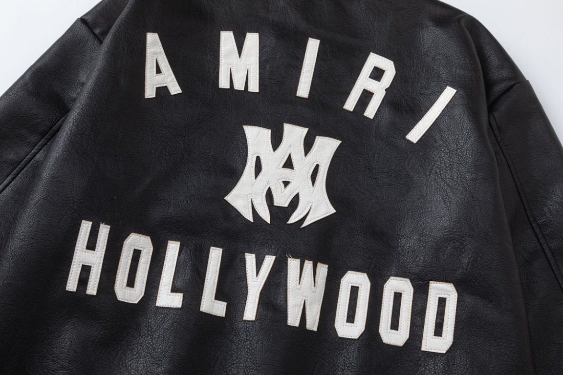 Amiri Ma Hollywood button-up bomber jacket