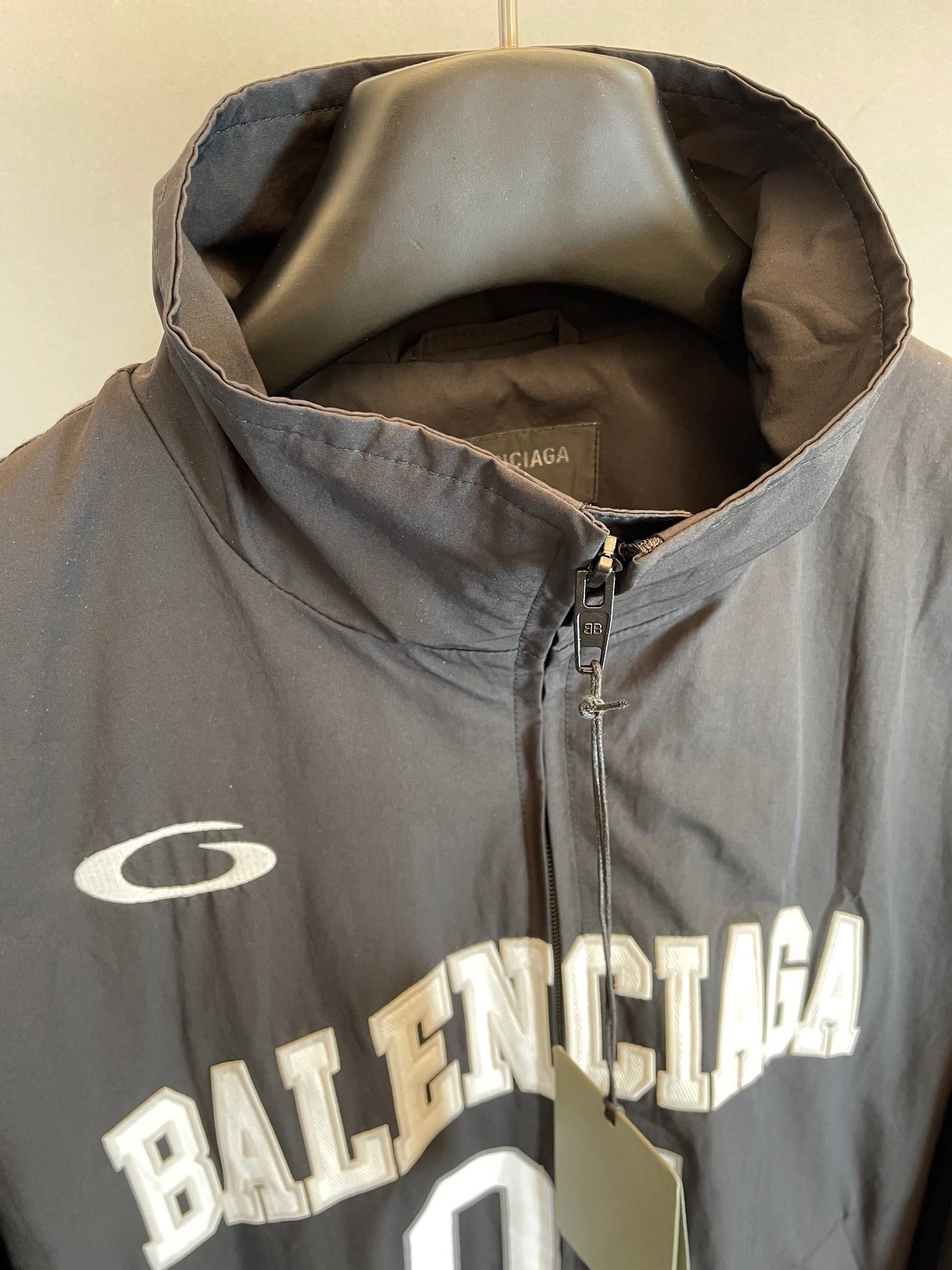 BALENCIAGA Men's Basketball Series Tracksuit Jacket "Black"