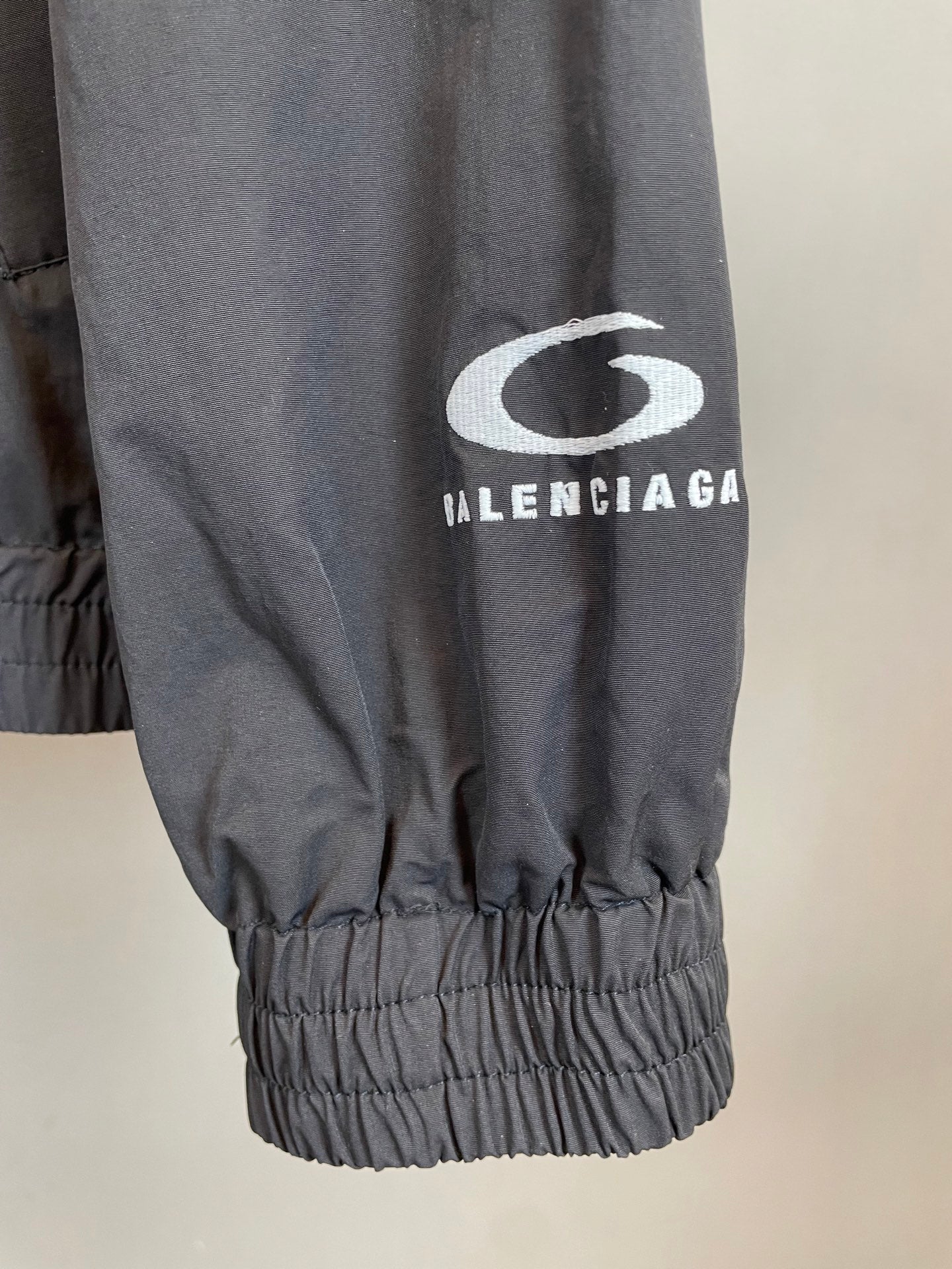 BALENCIAGA Men's Basketball Series Tracksuit Jacket "Black"