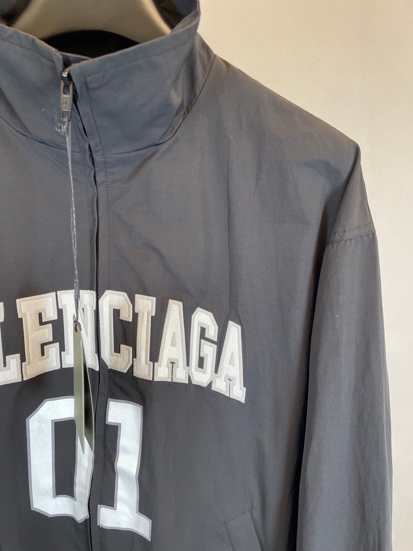BALENCIAGA Men's Basketball Series Tracksuit Jacket "Black"