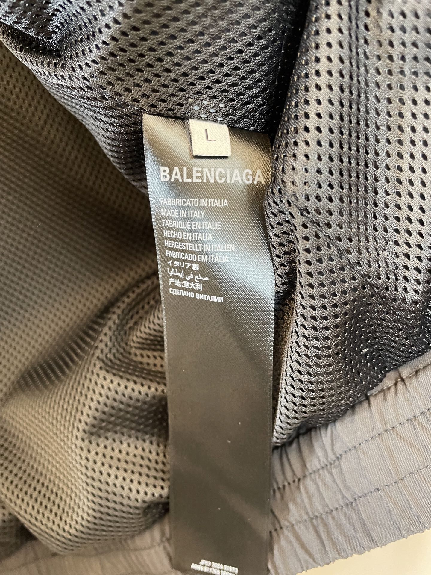 BALENCIAGA Men's Basketball Series Tracksuit Jacket "Black"