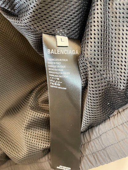 BALENCIAGA Men's Basketball Series Tracksuit Jacket "Black"