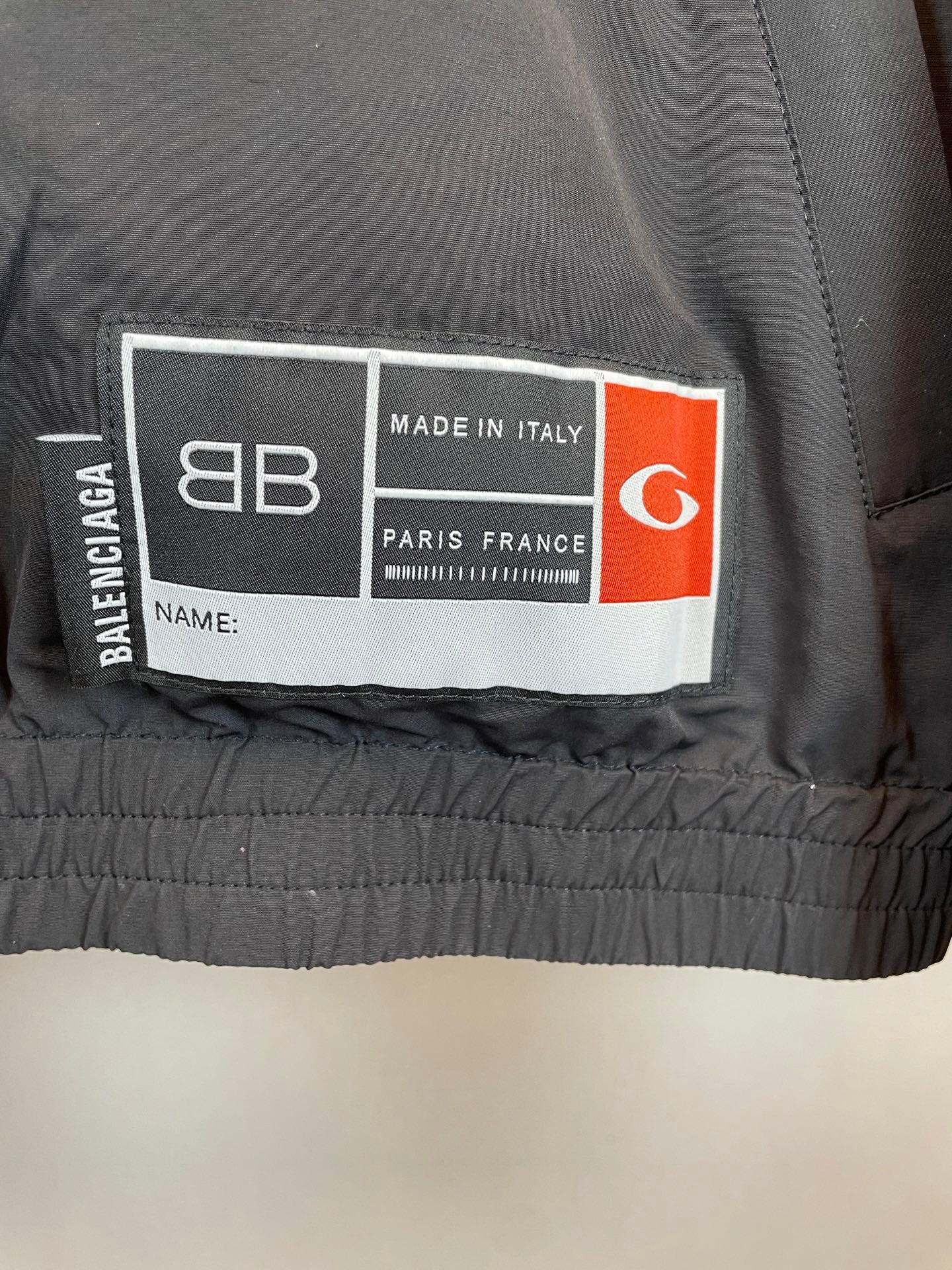 BALENCIAGA Men's Basketball Series Tracksuit Jacket "Black"
