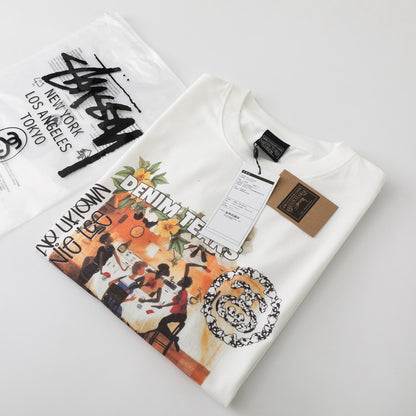 Stussy x Denim Tears Annie Lee Tee "White"