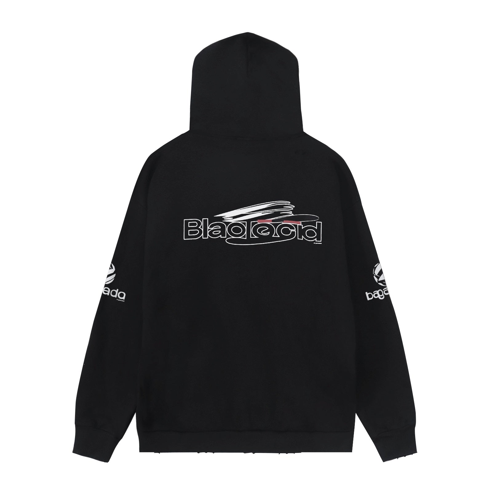 Balenciaga Ai Generated Hoodie Medium Fit in Black/white