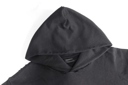Balenciaga Ai Generated Hoodie Medium Fit in Black/white