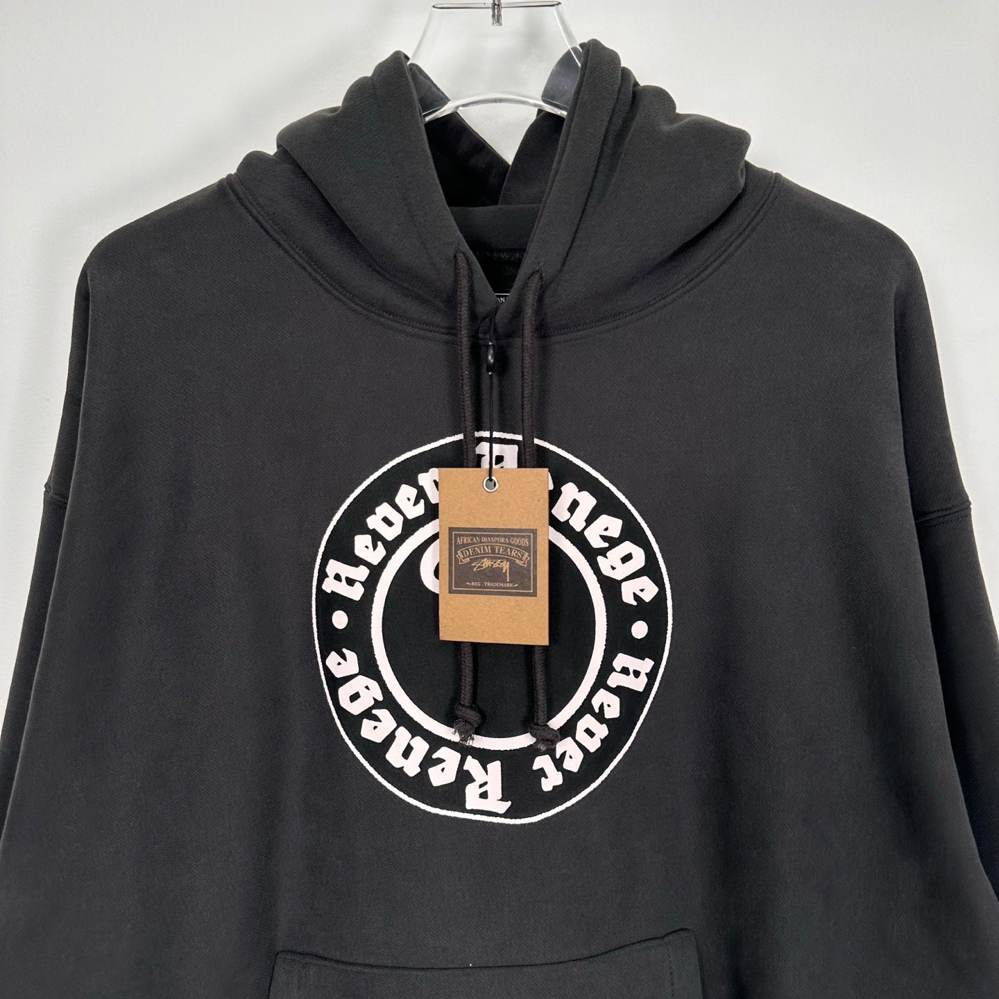 Stussy x Denim Tears Graphic Hoodie "Black"