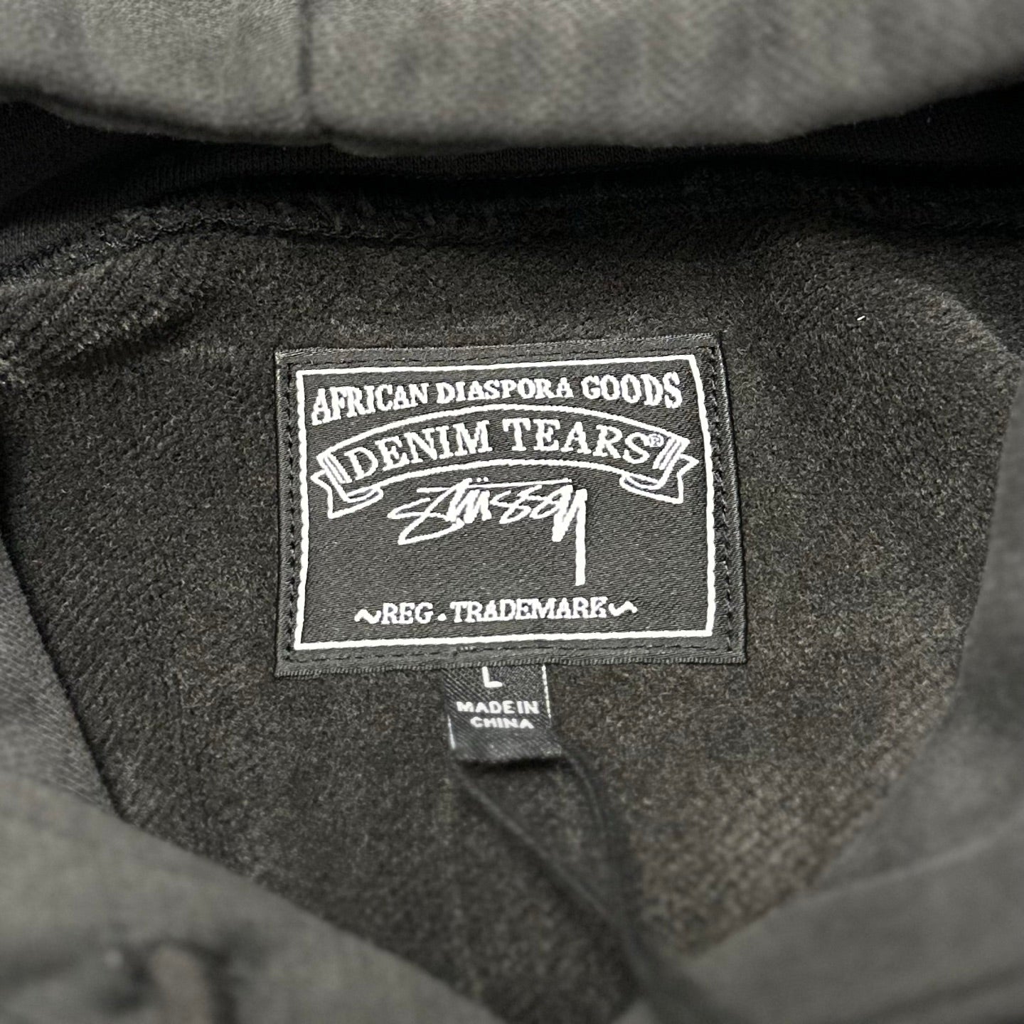 Stussy x Denim Tears Graphic Hoodie "Black"