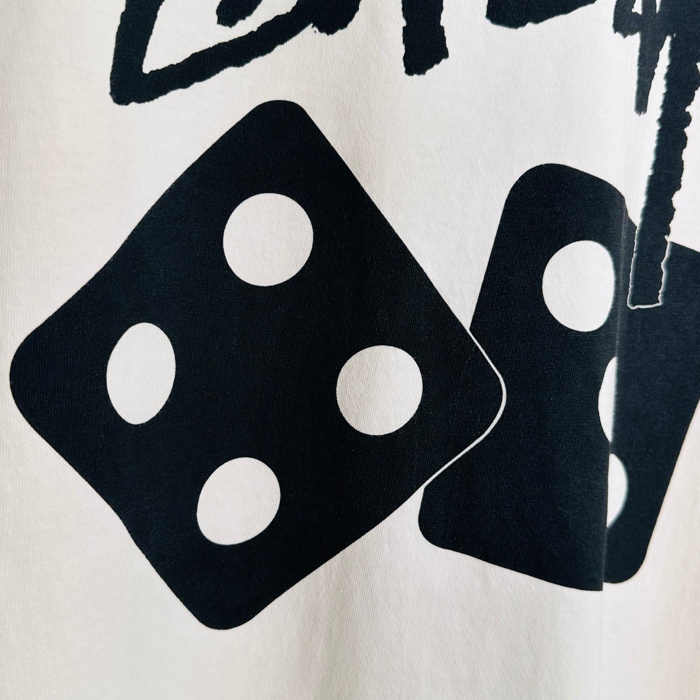 Stussy Dice Pigment Dyed Tee 'Black'
