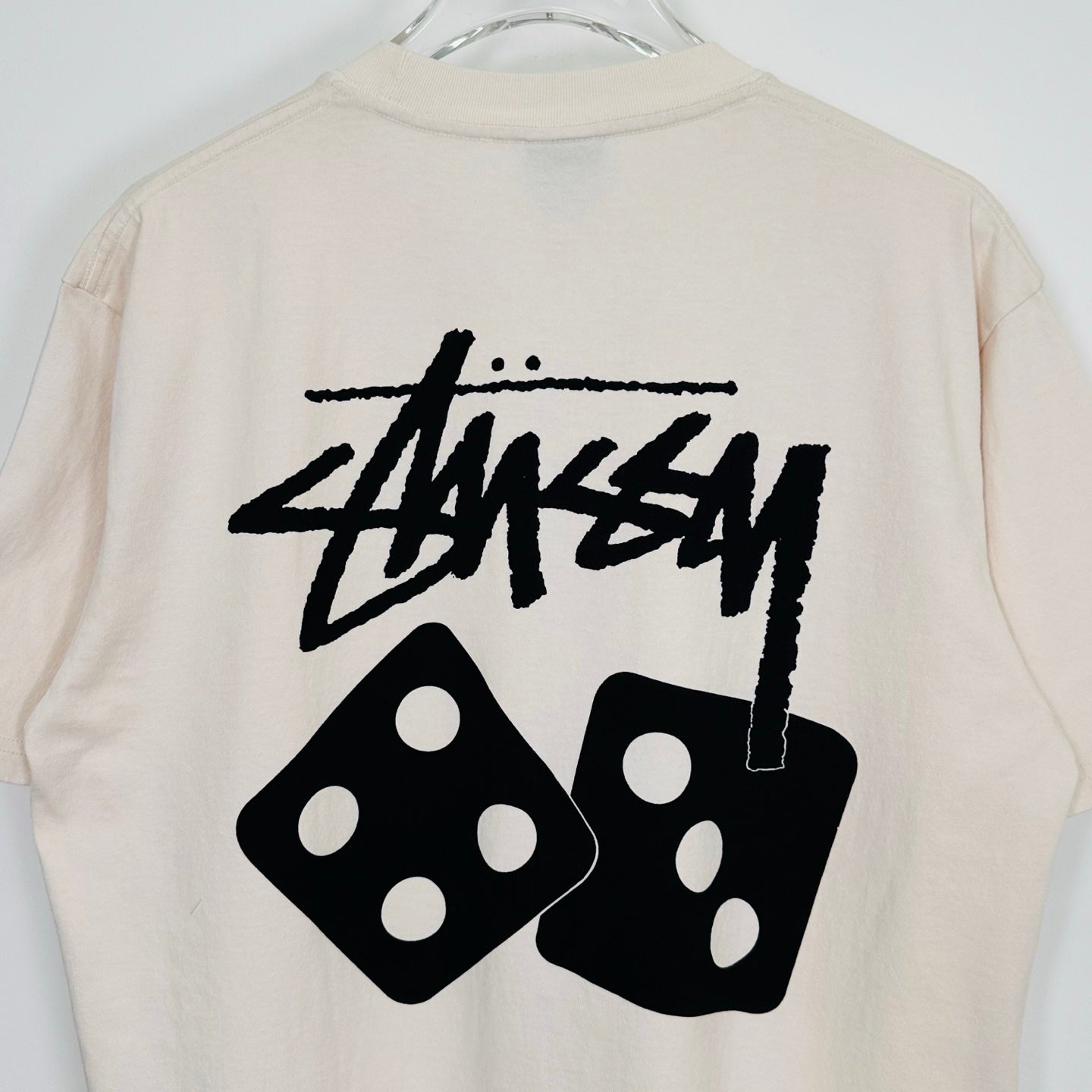 Stussy Dice Pigment Dyed Tee 'Black'