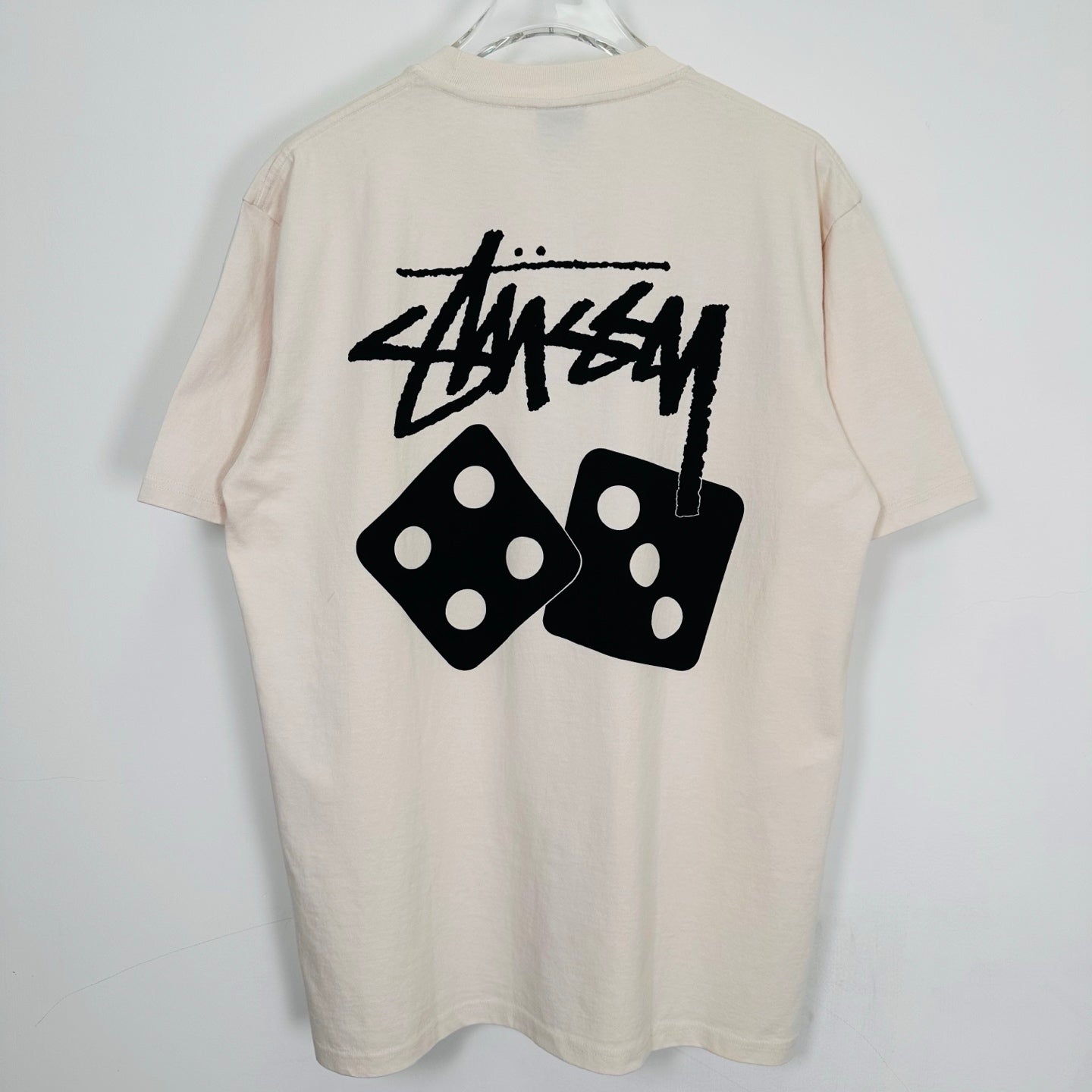 Stussy Dice Pigment Dyed Tee 'Black'
