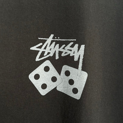 Stussy Dice Pigment Dyed Tee 'Black'