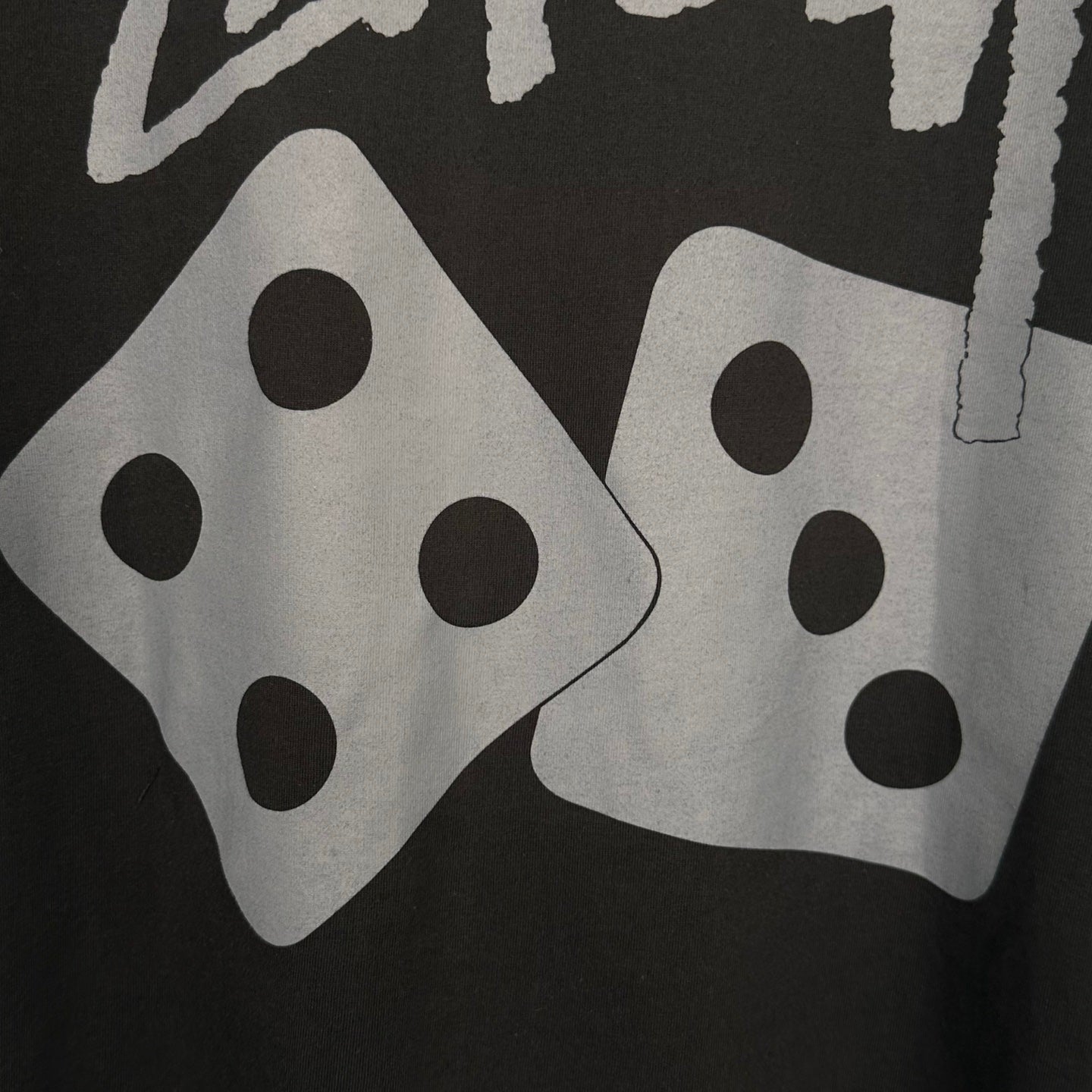 Stussy Dice Pigment Dyed Tee 'Black'