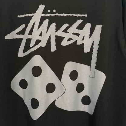 Stussy Dice Pigment Dyed Tee 'Black'