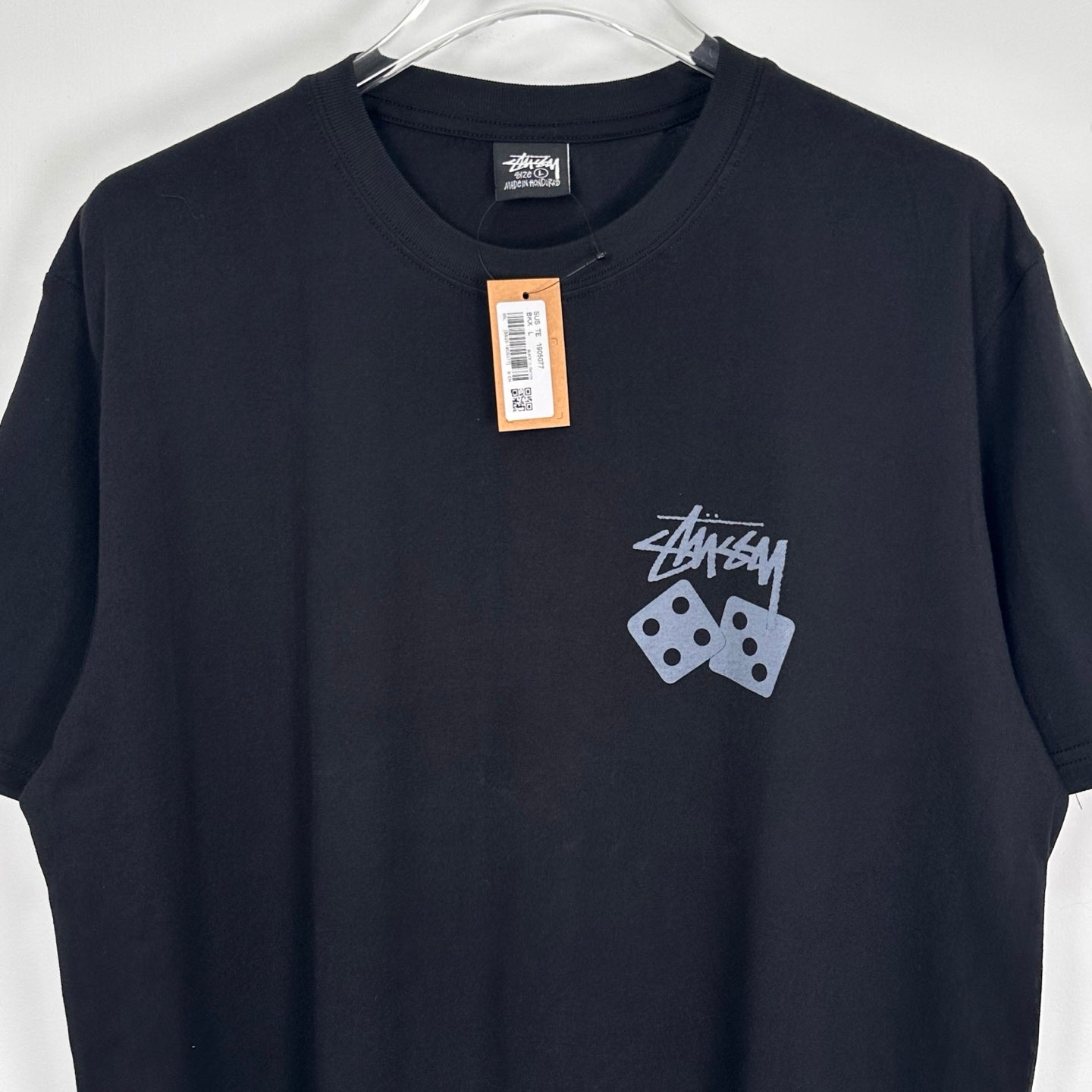 Stussy Dice Pigment Dyed Tee 'Black'
