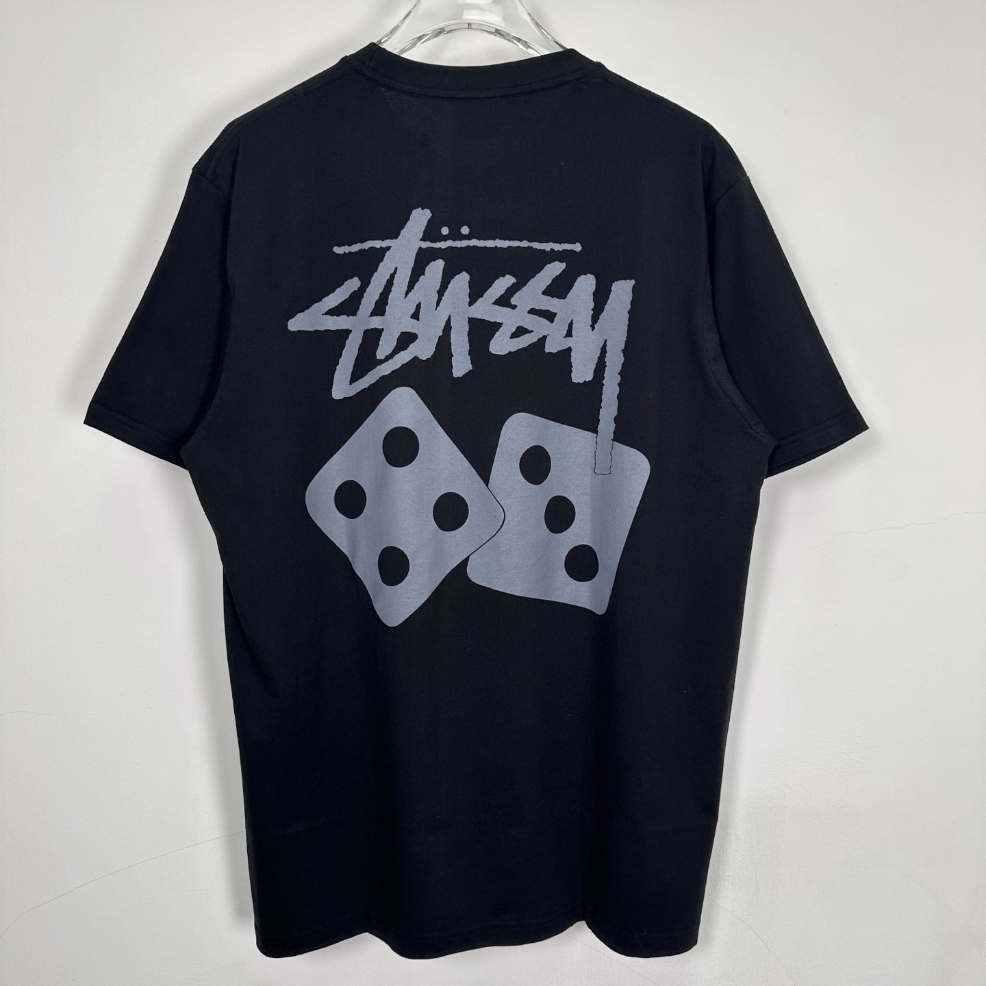 Stussy Dice Pigment Dyed Tee 'Black'
