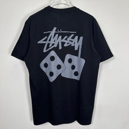 Stussy Dice Pigment Dyed Tee 'Black'