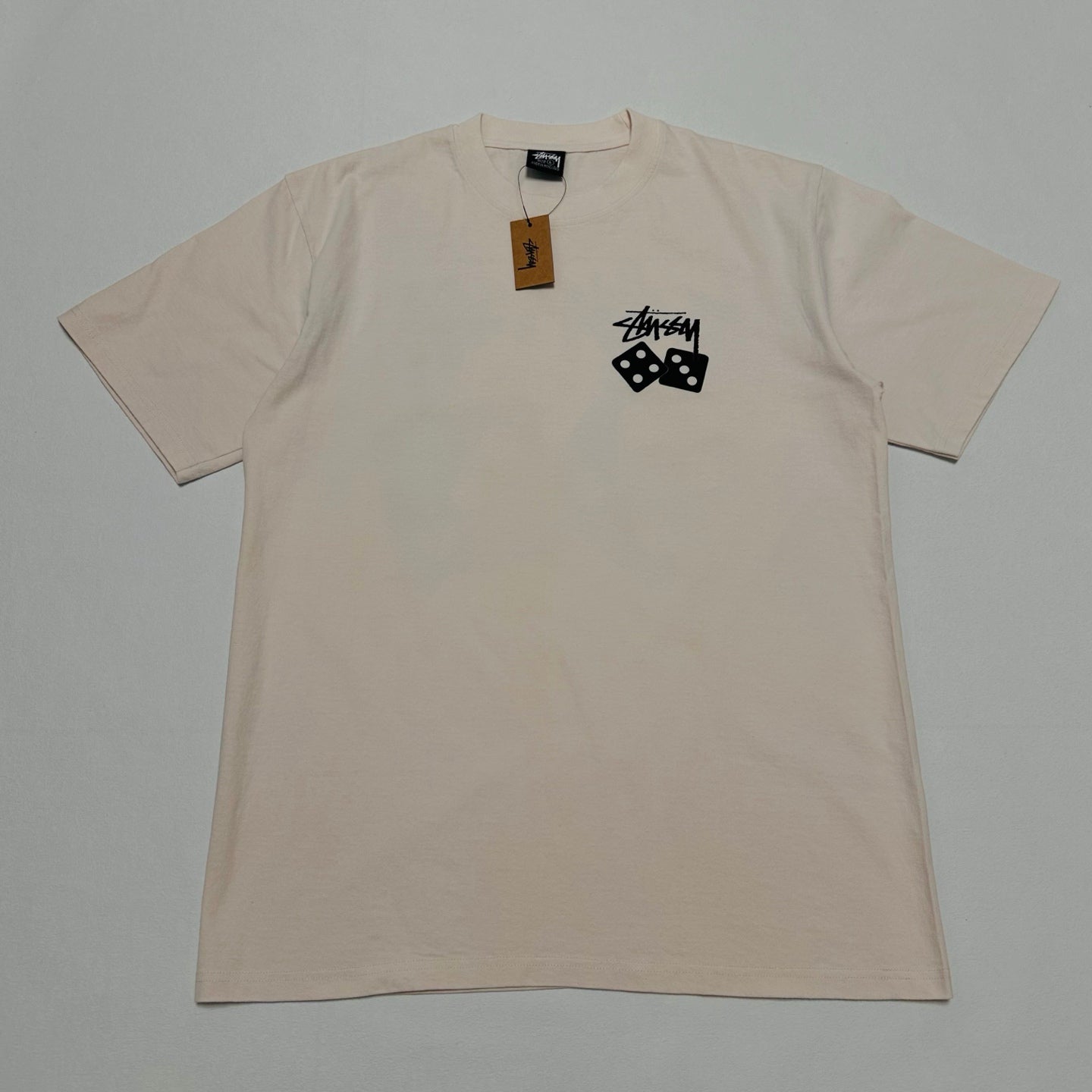 Stussy Dice Pigment Dyed Tee 'Black'
