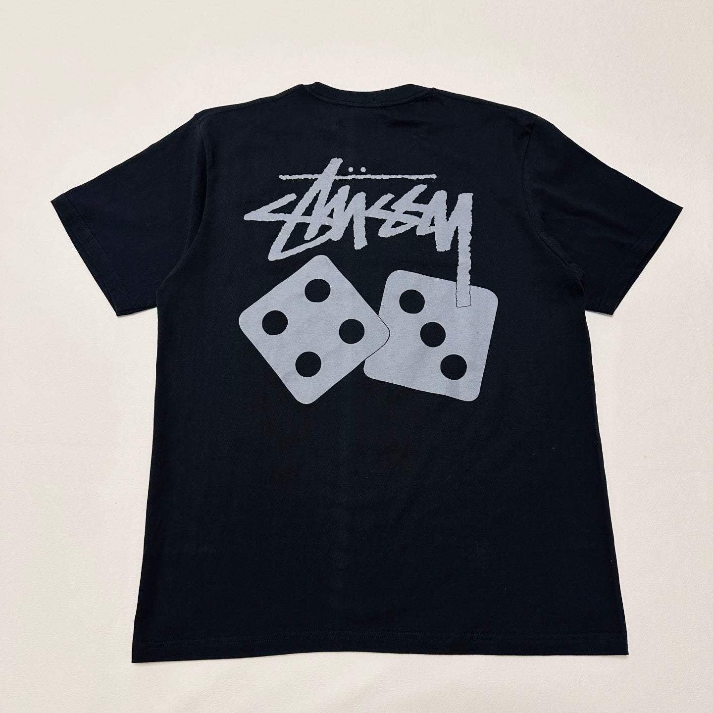 Stussy Dice Pigment Dyed Tee 'Black'