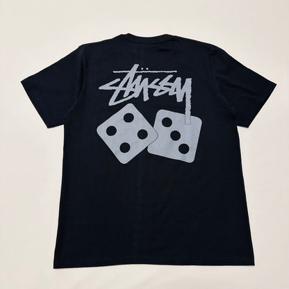 Stussy Dice Pigment Dyed Tee 'Black'