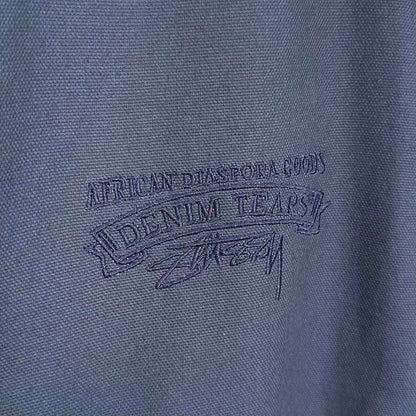 Denim Tears x Stussy Never Renege Canvas Work Jacket Navy/Black